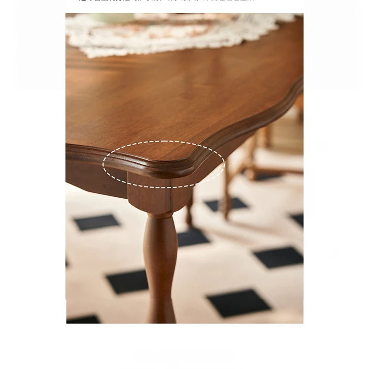 Stylish Ash Wood Dining Table - Elegant Design for Cozy Homes hsysg-4993