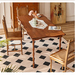 Stylish Ash Wood Dining Table - Elegant Design for Cozy Homes hsysg-4993