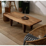 Solid Cedar Wood Tea Table - Elegant Centerpiece for Your Living Room hty-2056
