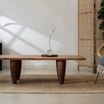 Solid Cedar Wood Tea Table - Elegant Centerpiece for Your Living Room hty-2056
