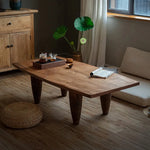 Solid Cedar Wood Tea Table - Elegant Centerpiece for Your Living Room hty-2056