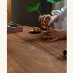Solid Cedar Wood Tea Table - Elegant Centerpiece for Your Living Room hty-2056