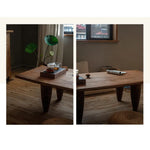 Solid Cedar Wood Tea Table - Elegant Centerpiece for Your Living Room hty-2056
