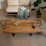 Solid Cedar Wood Tea Table - Elegant Centerpiece for Your Living Room hty-2056