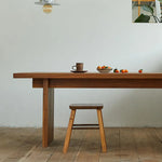 Elegant Walnut Wood Dining Table - Perfect for Modern Homes hty-2062