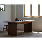 Elegant Walnut Wood Dining Table - Perfect for Modern Homes hty-2062