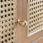 Elegant Natural Rattan and Ash Wood Cabinet for Timeless Home Decor htzm-1509