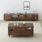 Elegant Solid Wood Tea Table with White Ceramic Top – Perfect for Modern Homes hx-1570