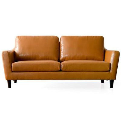 Elegant Solid Wood Sofa in Faux Leather – Available in White, Black, and Dark Brown hxcyj-1329