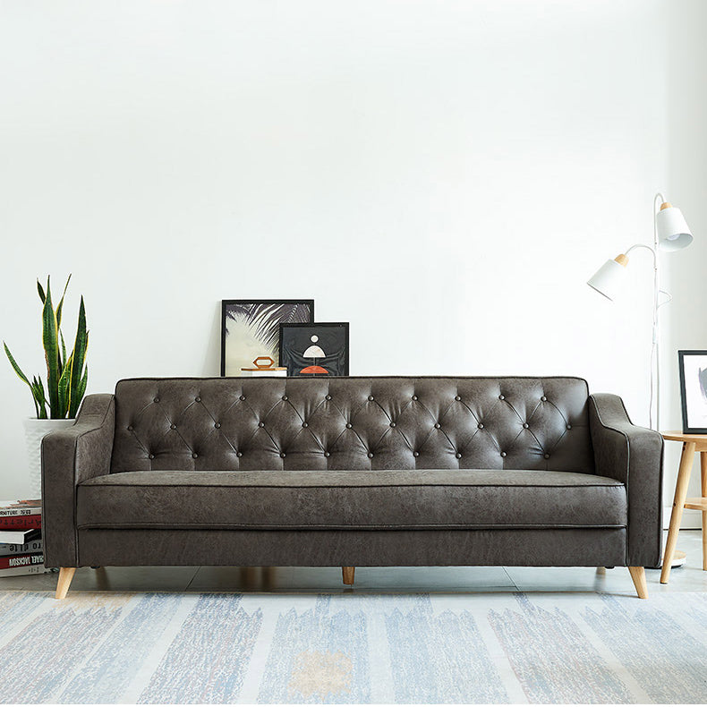 Stylish Multi-Color Sofa with Solid Wood Frame and Leathaire Upholstery hxcyj-1339