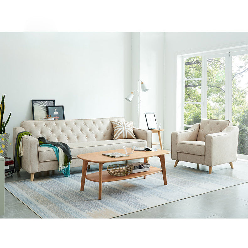 Stylish Multi-Color Sofa with Solid Wood Frame and Leathaire Upholstery hxcyj-1339