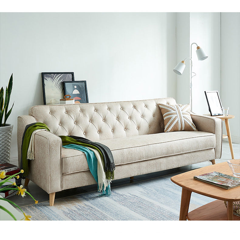 Stylish Multi-Color Sofa with Solid Wood Frame and Leathaire Upholstery hxcyj-1339
