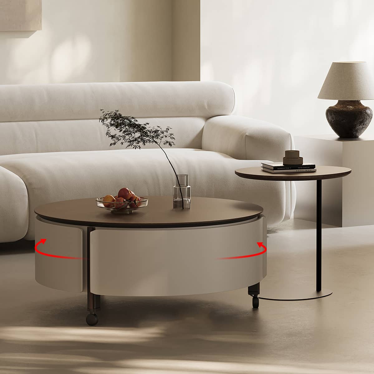 Modern Stainless Steel Tea Table - Sleek & Durable Design for Contemporary Living Spaces hxj-2711