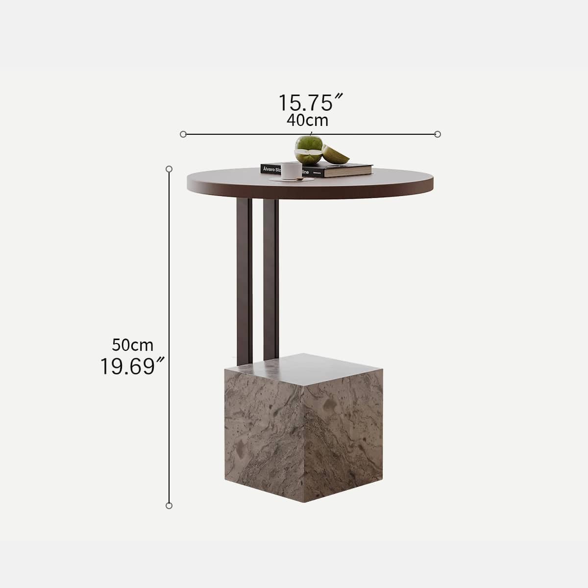 Elegant Marble & Carbon Steel Tea Table - Modern and Durable Design hxj-2712