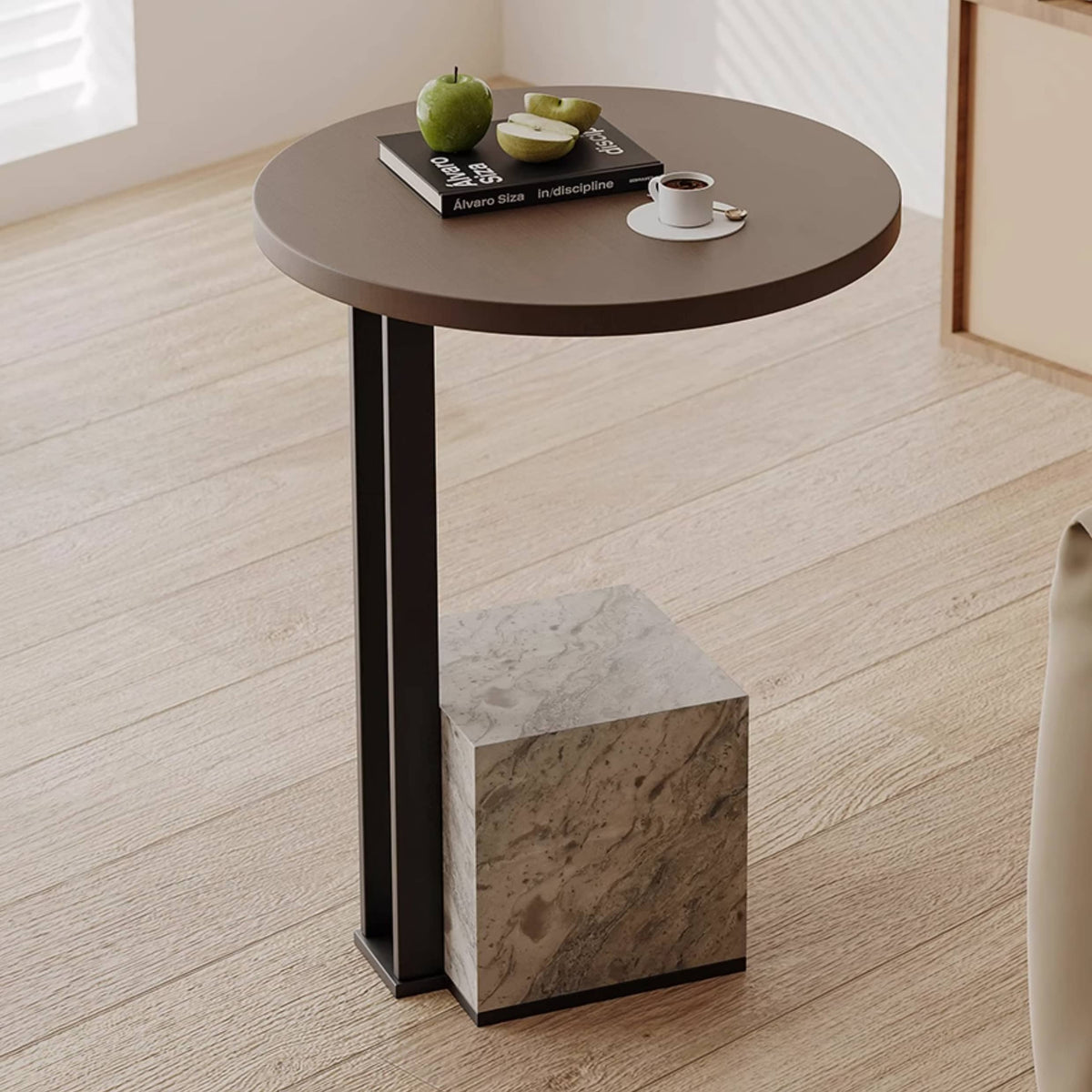 Elegant Marble & Carbon Steel Tea Table - Modern and Durable Design hxj-2712