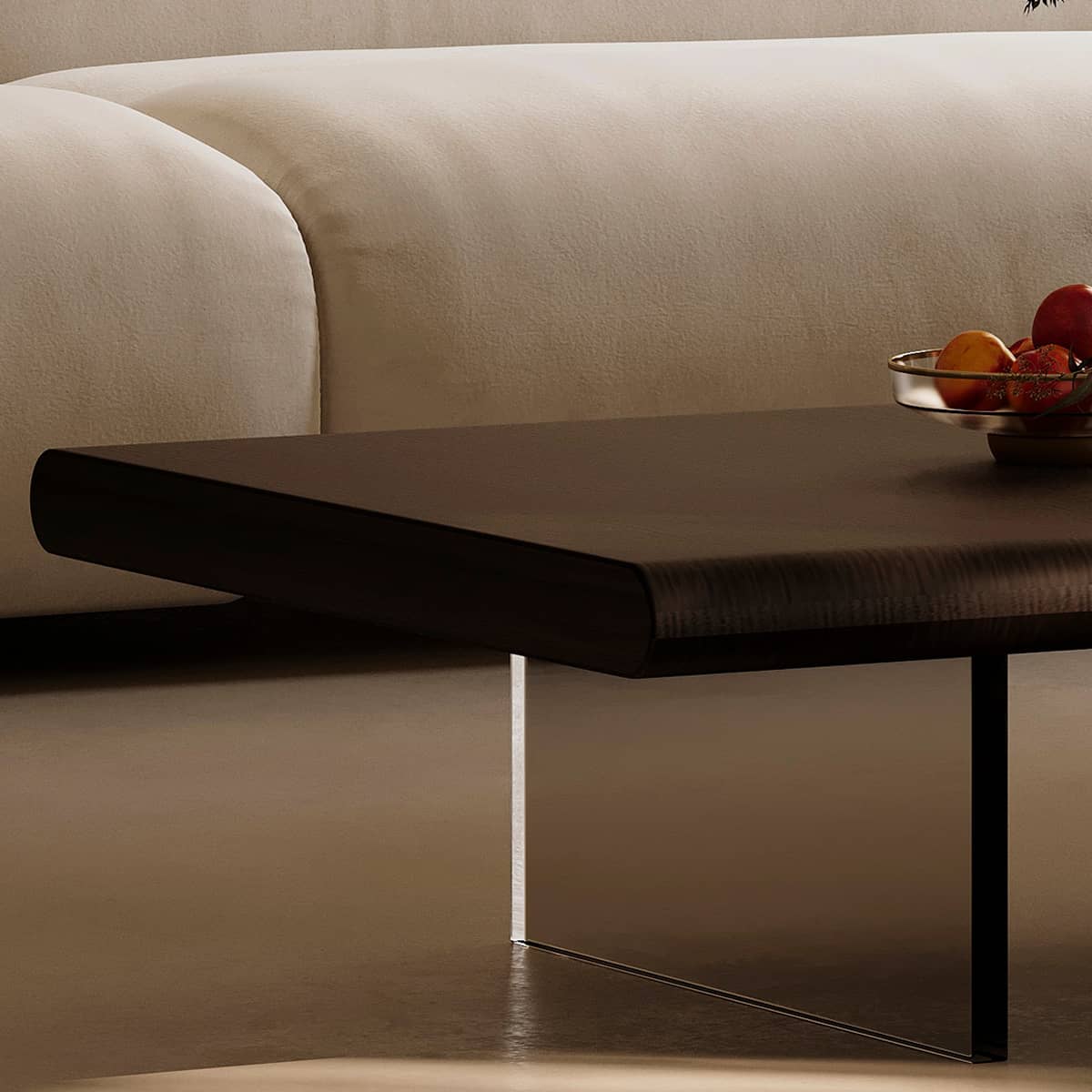 Modern Acrylic Faux Leather Tea Table - Stylish & Durable Coffee Table for Living Room Decor hxj-2714