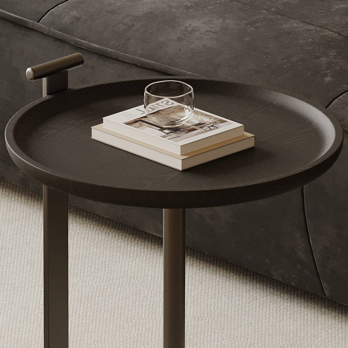 Sleek Stainless Steel Tea Table - Modern Design for Stylish Living Spaces hxj-2719