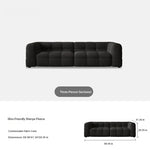 Modern Faux Lambswool Sofa - Stylish Pine & Oak Design for Chic Living Rooms hxy-5160