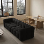 Modern Faux Lambswool Sofa - Stylish Pine & Oak Design for Chic Living Rooms hxy-5160