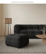 Modern Faux Lambswool Sofa - Stylish Pine & Oak Design for Chic Living Rooms hxy-5160