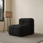 Stylish Pine Oak Sofa in Elegant Black Upholstery – Perfect for Modern Living Rooms hxy-5164