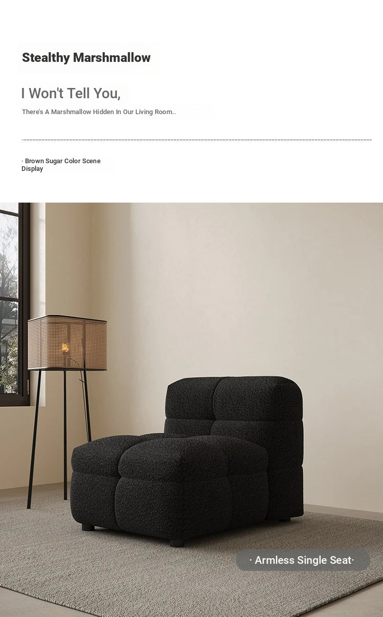 Stylish Pine Oak Sofa in Elegant Black Upholstery – Perfect for Modern Living Rooms hxy-5164