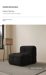 Stylish Pine Oak Sofa in Elegant Black Upholstery – Perfect for Modern Living Rooms hxy-5164