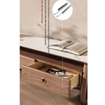 Elegant Ash Wood TV Cabinet with Sintered Stone Top – Modern Home Entertainment Solution hyc-3114