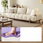 Stylish Ash Wood and Faux Leather Sofa - Modern Elegance for Your Living Room hyc-3115