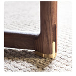 Stylish Ash Wood Coffee Table with Sintered Stone Top and Storage Drawers - Modern Living Room Furniture hyc-3116