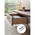 Stylish Ash Wood TV Cabinet with Storage Drawers - Modern Living Room Furniture hyc-3117