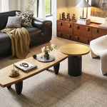 Rustic Solid Wood Coffee Table - Stylish Modern Design for Living Room Decor hyc-3118