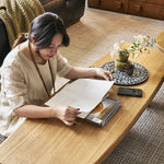 Rustic Solid Wood Coffee Table - Stylish Modern Design for Living Room Decor hyc-3118