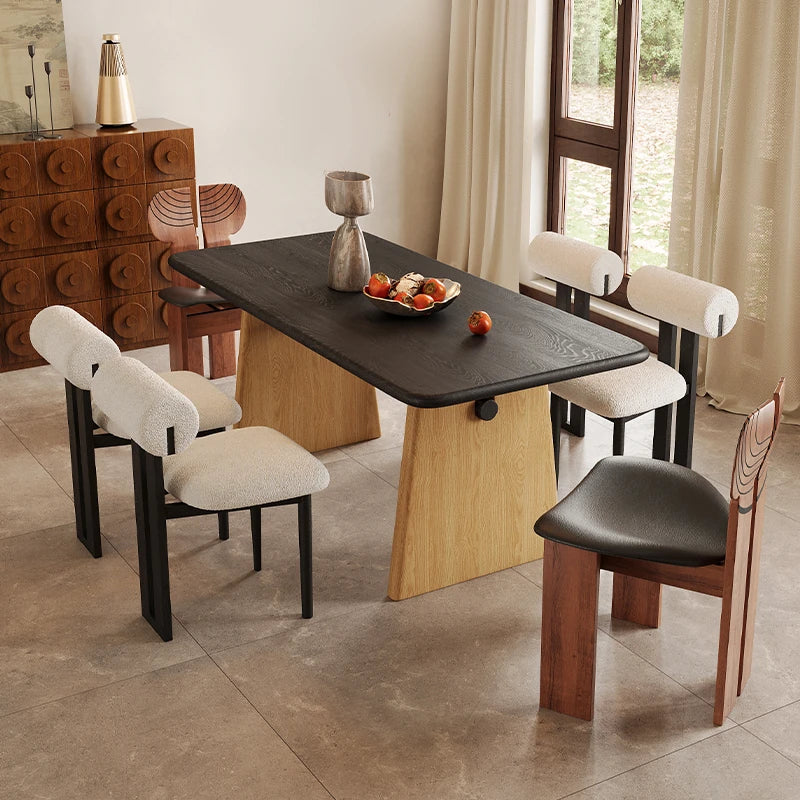 Stylish Solid Wood Dining Table - Modern Design for Chic Home Interiors hyc-3122