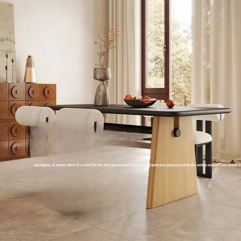 Stylish Solid Wood Dining Table - Modern Design for Chic Home Interiors hyc-3122