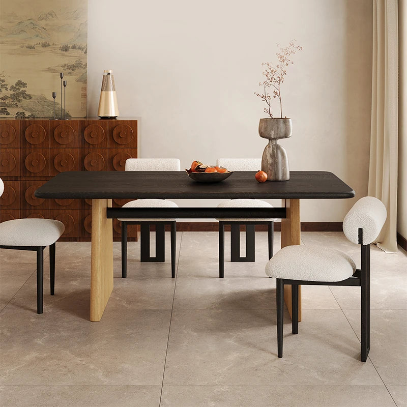 Stylish Solid Wood Dining Table - Modern Design for Chic Home Interiors hyc-3122