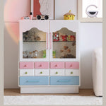 Solid Wood Glass Cabinet - Elegant and Durable Storage Solution hyj-2300