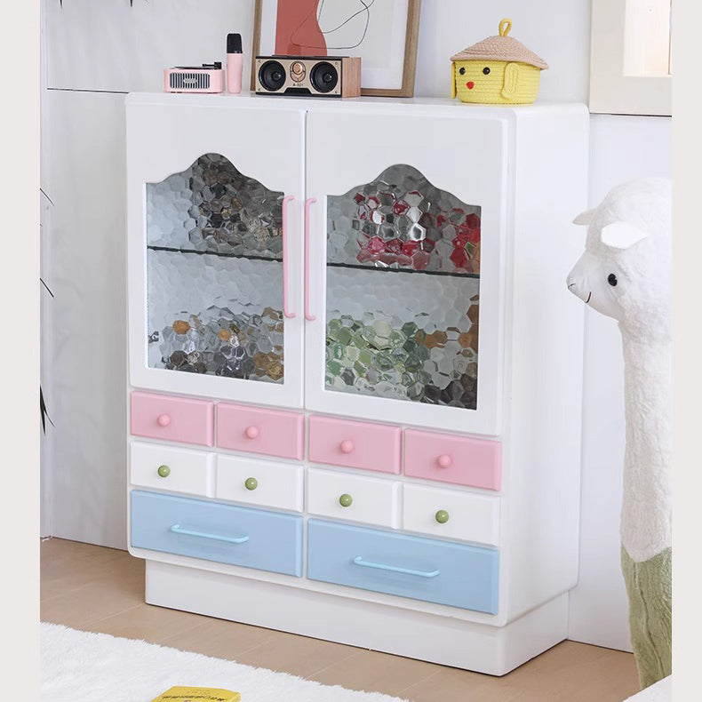 Solid Wood Glass Cabinet - Elegant and Durable Storage Solution hyj-2300