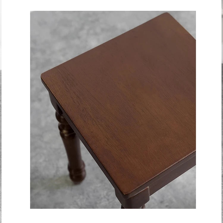 Classic Solid Wood Stool - Elegant Design for Home and Office Decor hyjyj-4260