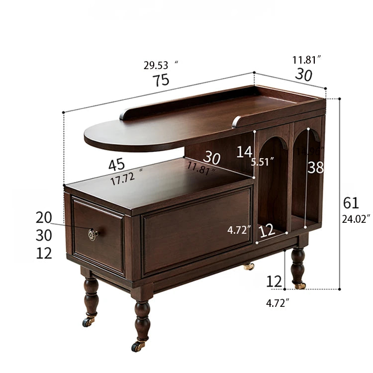 Elevate Your Living Room: Elegant Solid Wood Tea Table for Timeless Style hyjyj-4266