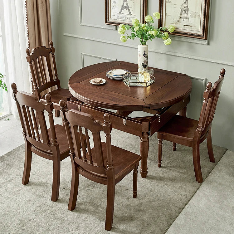 Solid Wood Dining Chair Set - Elegant and Durable Design for Your Home hyjyj-4270