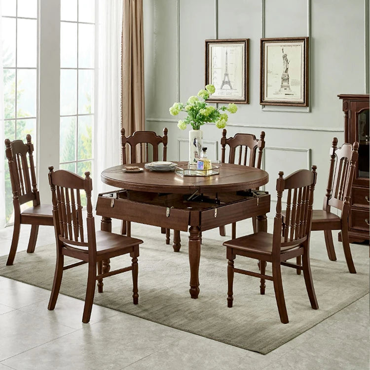 Solid Wood Dining Chair Set - Elegant and Durable Design for Your Home hyjyj-4270