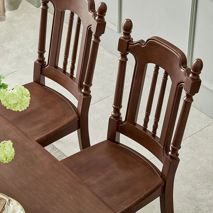 Solid Wood Dining Chair Set - Elegant and Durable Design for Your Home hyjyj-4270