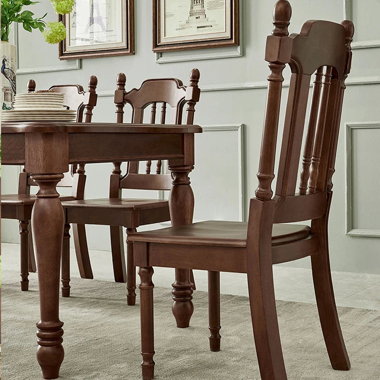 Solid Wood Dining Chair Set - Elegant and Durable Design for Your Home hyjyj-4270