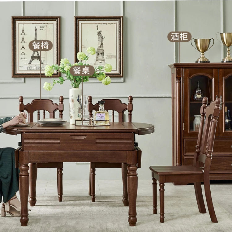 Solid Wood Dining Chair Set - Elegant and Durable Design for Your Home hyjyj-4270