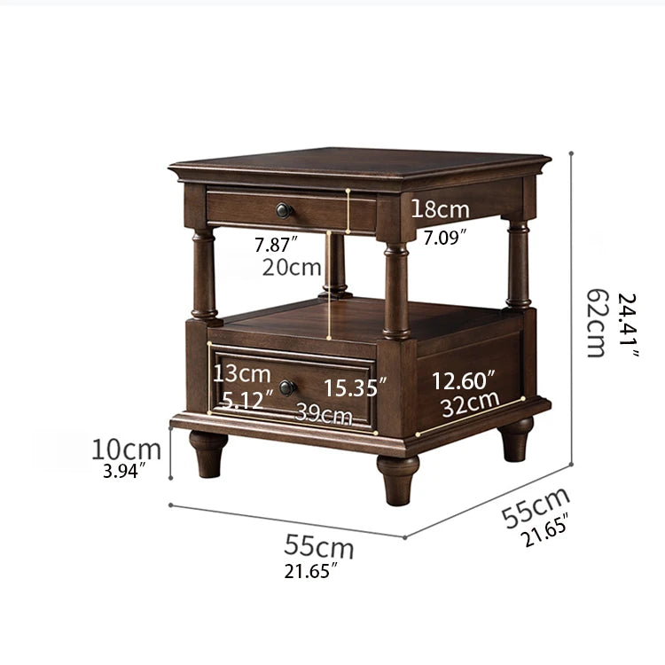 Classic Solid Wood Tea Table - Elegant Living Room Centerpiece hyjyj-4272