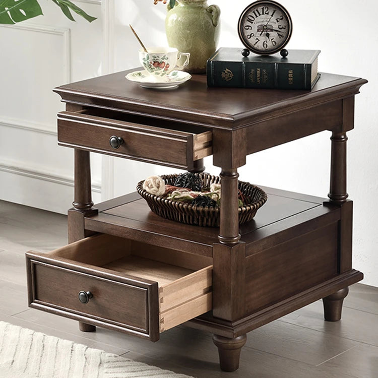 Classic Solid Wood Tea Table - Elegant Living Room Centerpiece hyjyj-4272