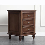 Solid Wood Bedside Cupboard - Timeless Design for Elegant Interiors hyjyj-4273