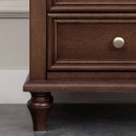 Solid Wood Bedside Cupboard - Timeless Design for Elegant Interiors hyjyj-4273