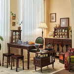 Solid Wood Storage Rack for Elegant Home Decor hyjyj-4275